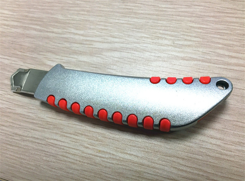 Metal handle power cutter knife